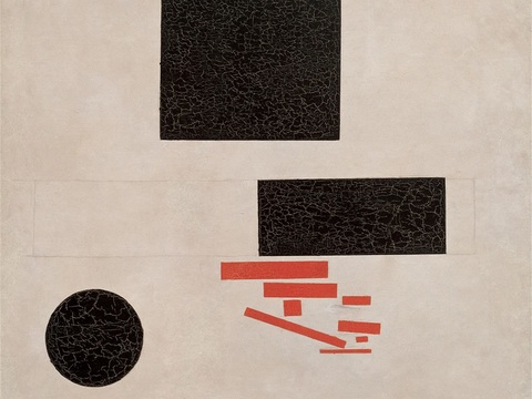  马列维奇抽象画，几何抽象装饰画165 