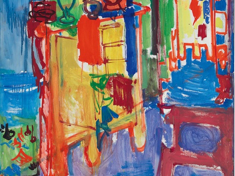 霍夫曼抽象绘画,现代世界名画36