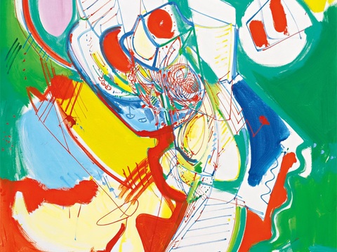 霍夫曼抽象绘画,现代世界名画124