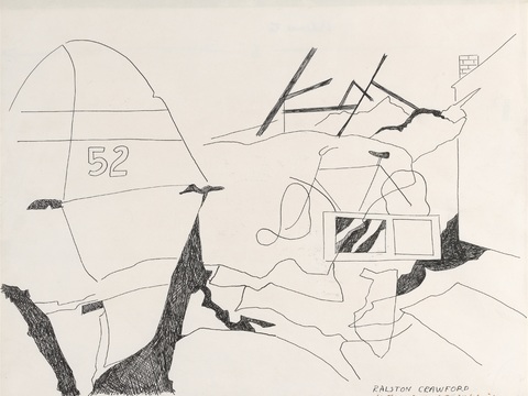  拉尔斯顿·克劳福德抽象画,抽象装饰画11 