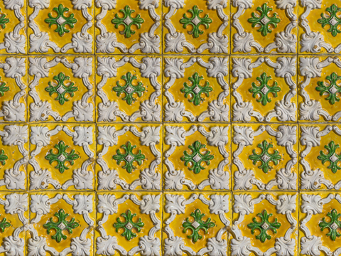 复古艺术几何图案瓷砖花砖107