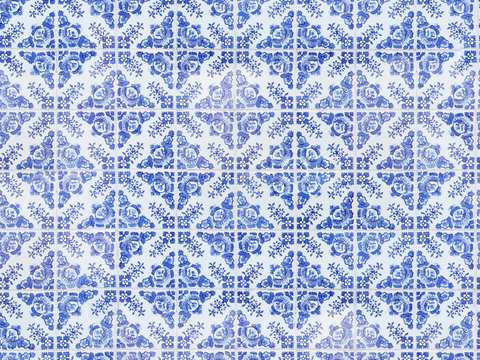 复古艺术几何图案瓷砖花砖33