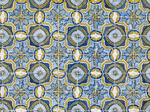  复古艺术几何图案瓷砖花砖99 