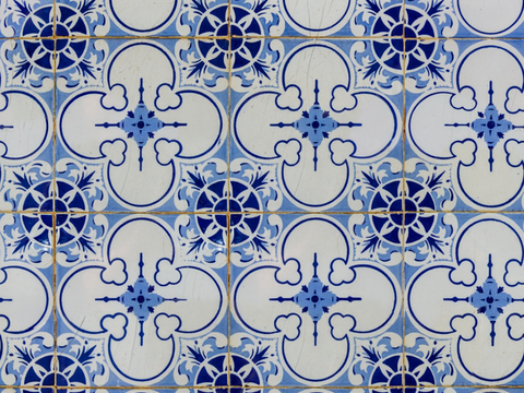 复古艺术几何图案瓷砖花砖39