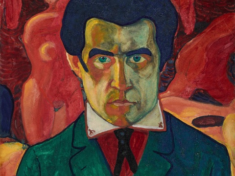  马列维奇抽象画，几何抽象装饰画27 