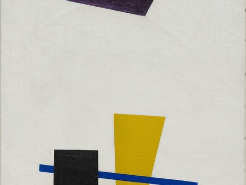 马列维奇抽象画，几何抽象装饰画14