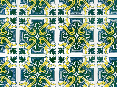 复古艺术几何图案瓷砖花砖19