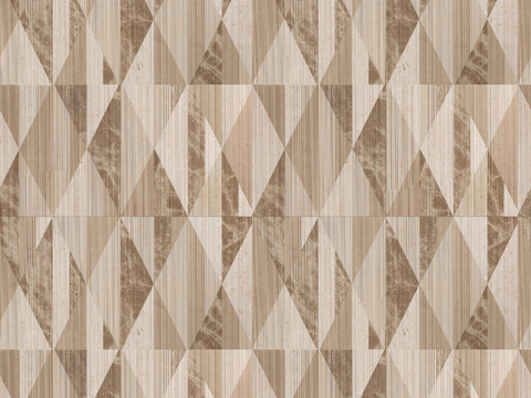 大理石几何拼花图案铺装43