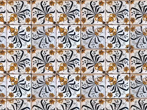  复古艺术几何图案瓷砖花砖32 