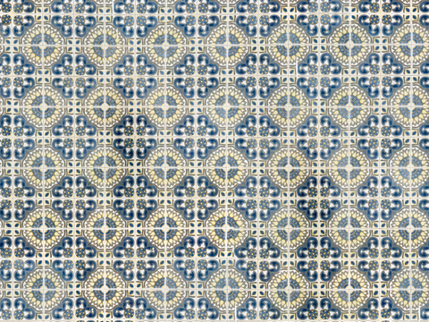 复古艺术几何图案瓷砖花砖129