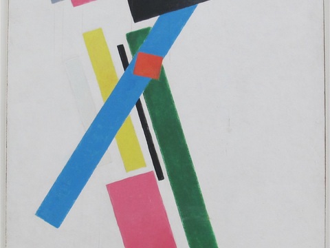  马列维奇抽象画，几何抽象装饰画146 