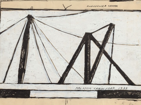  拉尔斯顿·克劳福德抽象画,抽象装饰画21 