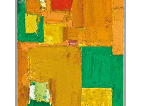  霍夫曼抽象绘画,现代世界名画24 