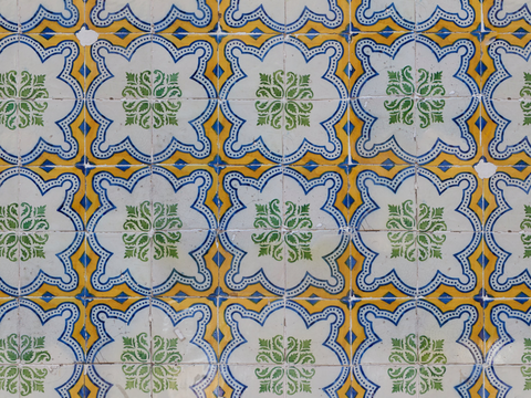  复古艺术几何图案瓷砖花砖112 