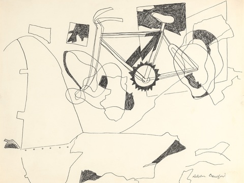  拉尔斯顿·克劳福德抽象画,抽象装饰画15 