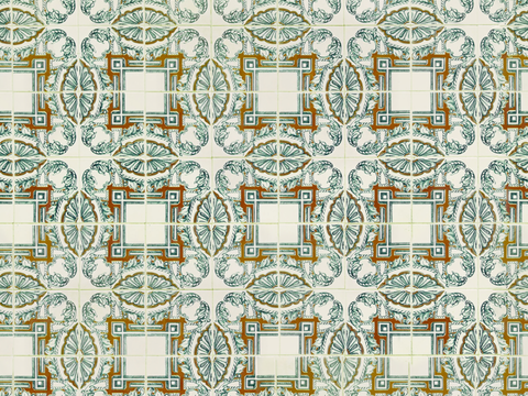 复古艺术几何图案瓷砖花砖21