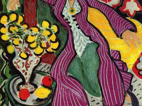  马蒂斯野兽派绘画作品，现代世界经典名画，抽象画300 马蒂斯 