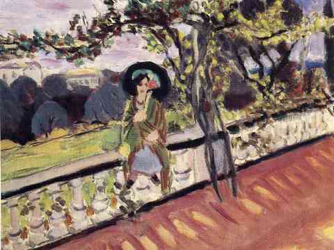  马蒂斯野兽派绘画作品，现代世界经典名画，抽象画280 马蒂斯 