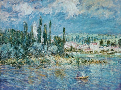 莫奈印象派绘画作品，世界经典名画457 Landscape