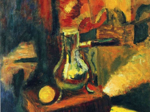  马蒂斯野兽派绘画作品，现代世界经典名画，抽象画376 马蒂斯 