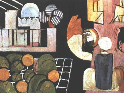 马蒂斯野兽派绘画作品，现代世界经典名画，抽象画326 马蒂斯