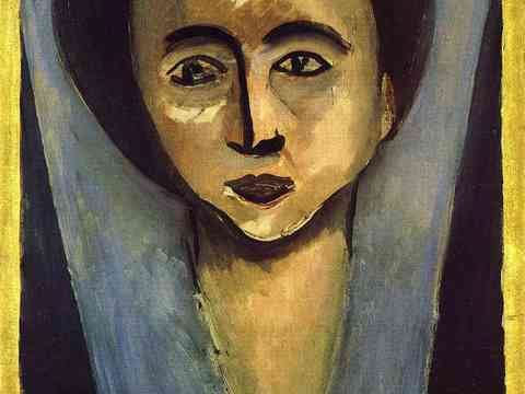  马蒂斯野兽派绘画作品，现代世界经典名画，抽象画287 马蒂斯 