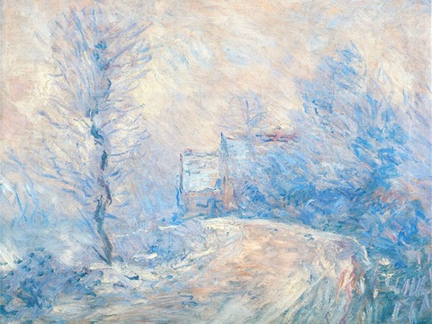  莫奈印象派绘画作品，世界经典名画45The Entrance 