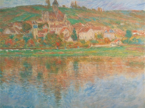 莫奈印象派绘画作品，世界经典名画420Vétheuil, 9
