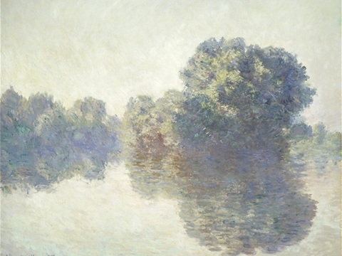 莫奈印象派绘画作品，世界经典名画384The Seine a