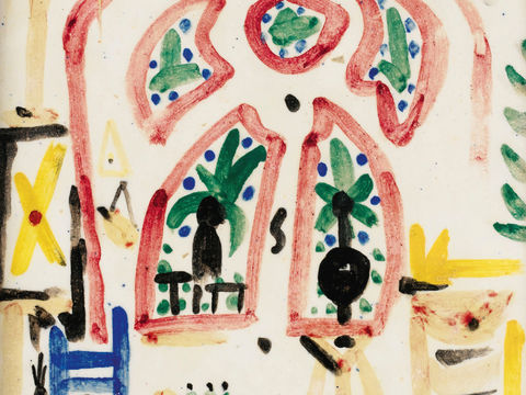  毕加索立体主义绘画作品，现代抽象画，世界经典名画131 