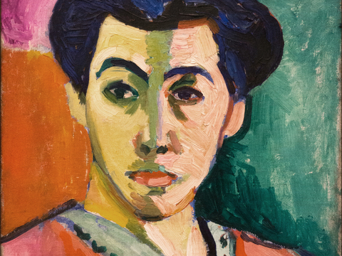 马蒂斯野兽派绘画作品，现代世界经典名画，抽象画010 马蒂斯