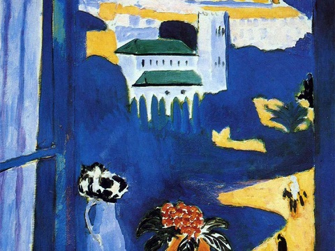 马蒂斯野兽派绘画作品，现代世界经典名画，抽象画371 马蒂斯