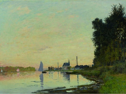  莫奈印象派绘画作品，世界经典名画5 Argenteuil, 