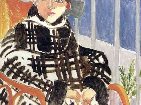  马蒂斯野兽派绘画作品，现代世界经典名画，抽象画288 马蒂斯 