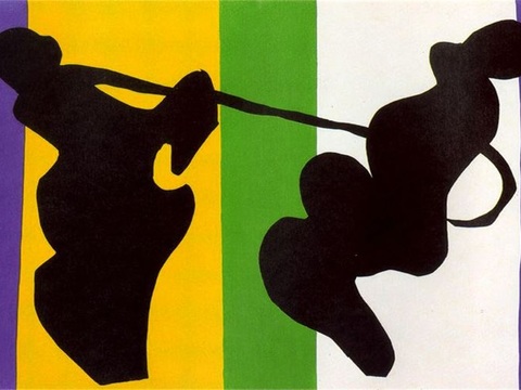 马蒂斯野兽派绘画作品，现代世界经典名画，抽象画028 马蒂斯