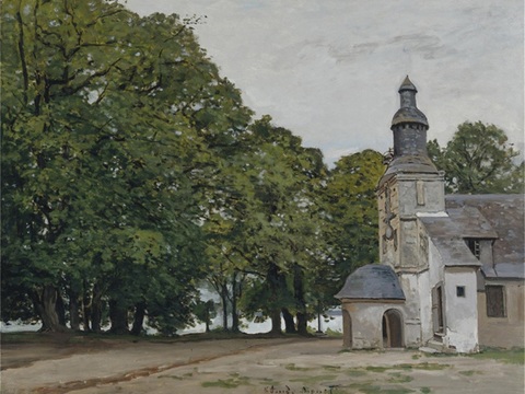 莫奈印象派绘画作品，世界经典名画583