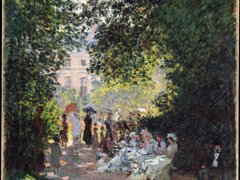 莫奈印象派绘画作品，世界经典名画0在帝蒙索