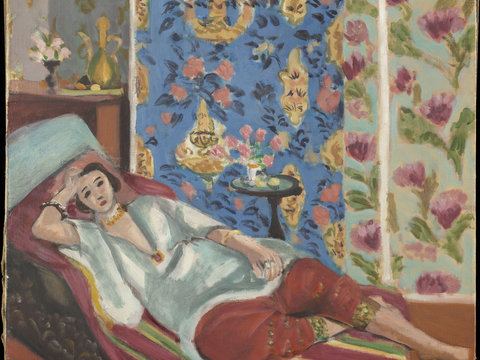 马蒂斯野兽派绘画作品，现代世界经典名画，抽象画002 马蒂斯