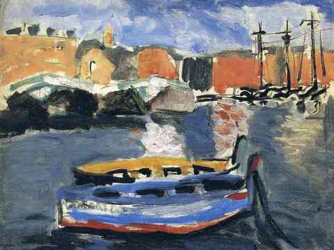  马蒂斯野兽派绘画作品，现代世界经典名画，抽象画437 马蒂斯 