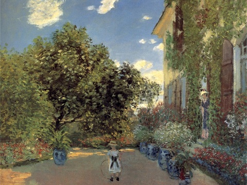 莫奈印象派绘画作品，世界经典名画452La maison d