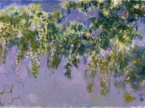 莫奈印象派绘画作品，世界经典名画477Wisteria, 9