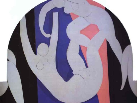  马蒂斯野兽派绘画作品，现代世界经典名画，抽象画024 马蒂斯 