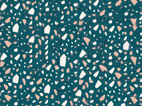 蓝色青色背景彩色碎石水磨石肌理7