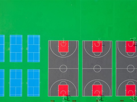  篮球场运动场场地29 