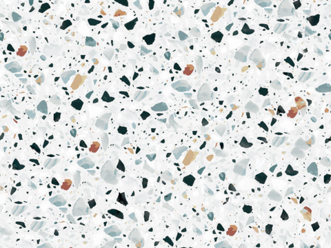 白色背景彩色碎石水磨石肌理13