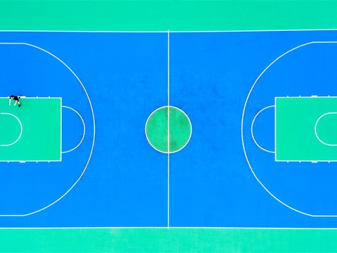  篮球场运动场场地38 