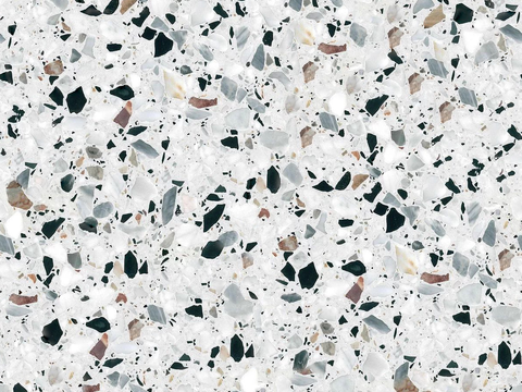白色背景彩色碎石水磨石肌理60