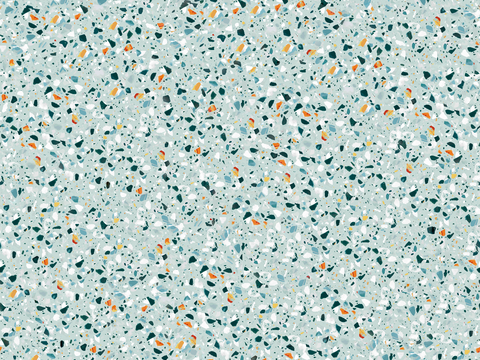 蓝色青色背景彩色碎石水磨石肌理2