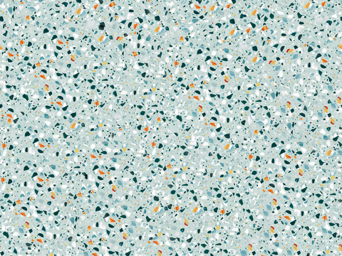 蓝色青色背景彩色碎石水磨石肌理8