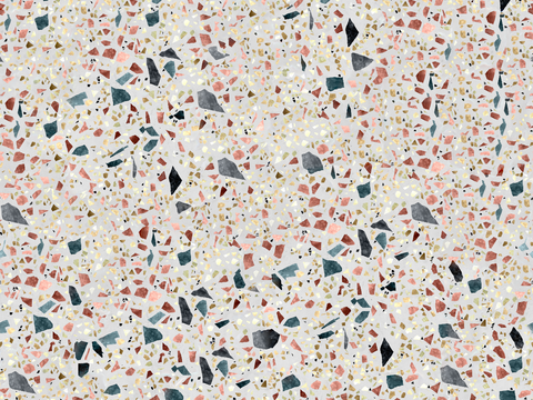 米黄色黄色背景彩色碎石水磨石肌理18